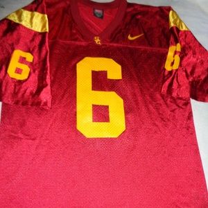 Nike Red and Yellow Men's Shirt